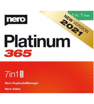 Nero Platinum 365 2021 1 Jahr / 1 PC Key GLOBAL